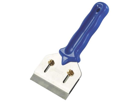 Abscherspachtel 10cm Klingenbreite - Blau/Silberfarben, KONVENTIONELL, Kunststoff/Metall (17cm) - Gebol Abscherspachtel 10cm Klingenbreite - Blau/Silberfarben, KONVENTIONELL, Kunststoff/Metall (17cm) - Gebol