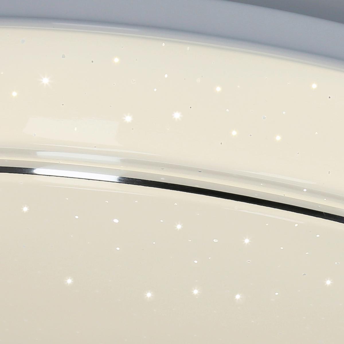 LED-DECKENLEUCHTE 13-20369 JASPER - Weiß, KONVENTIONELL, Kunststoff/Metall (38/38/8.5cm)