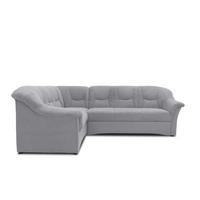 Ecksofa Sarafina Dunkelgrau S: 190x240 Cm - Dunkelgrau/Schwarz, KONVENTIONELL, Textil (190/240cm) - MID.YOU