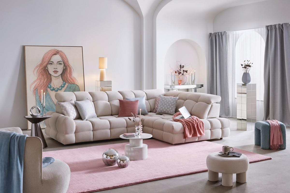 KONFERENČNÝ STOLÍK AZURA -TREND- - svetlosivá, Lifestyle, drevo/kompozitné drevo (50/35/50cm) - Mömax