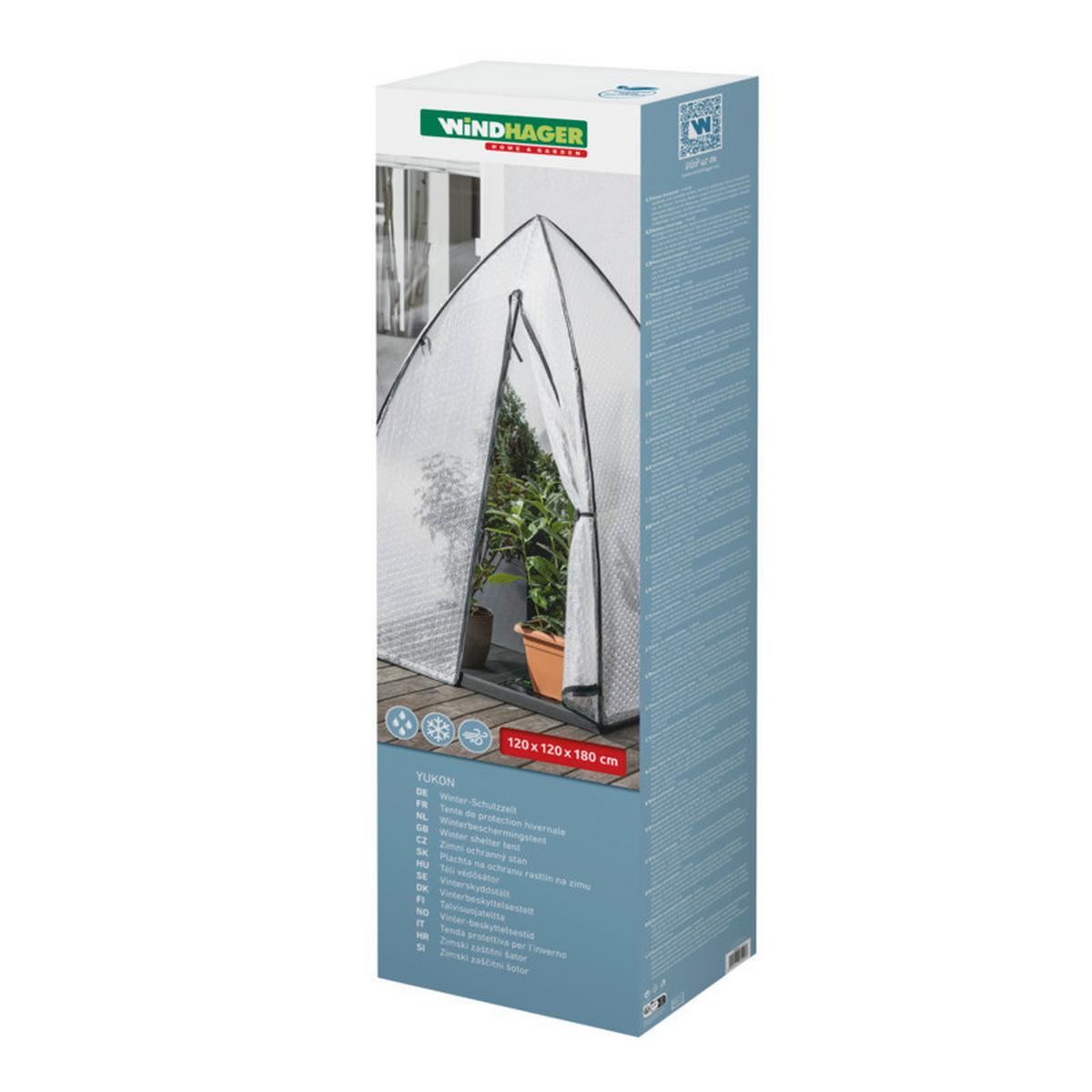 Pflanzenzelt Winterschutzzelt YUKon - Transparent, Basics, Metall (120/180/120cm)