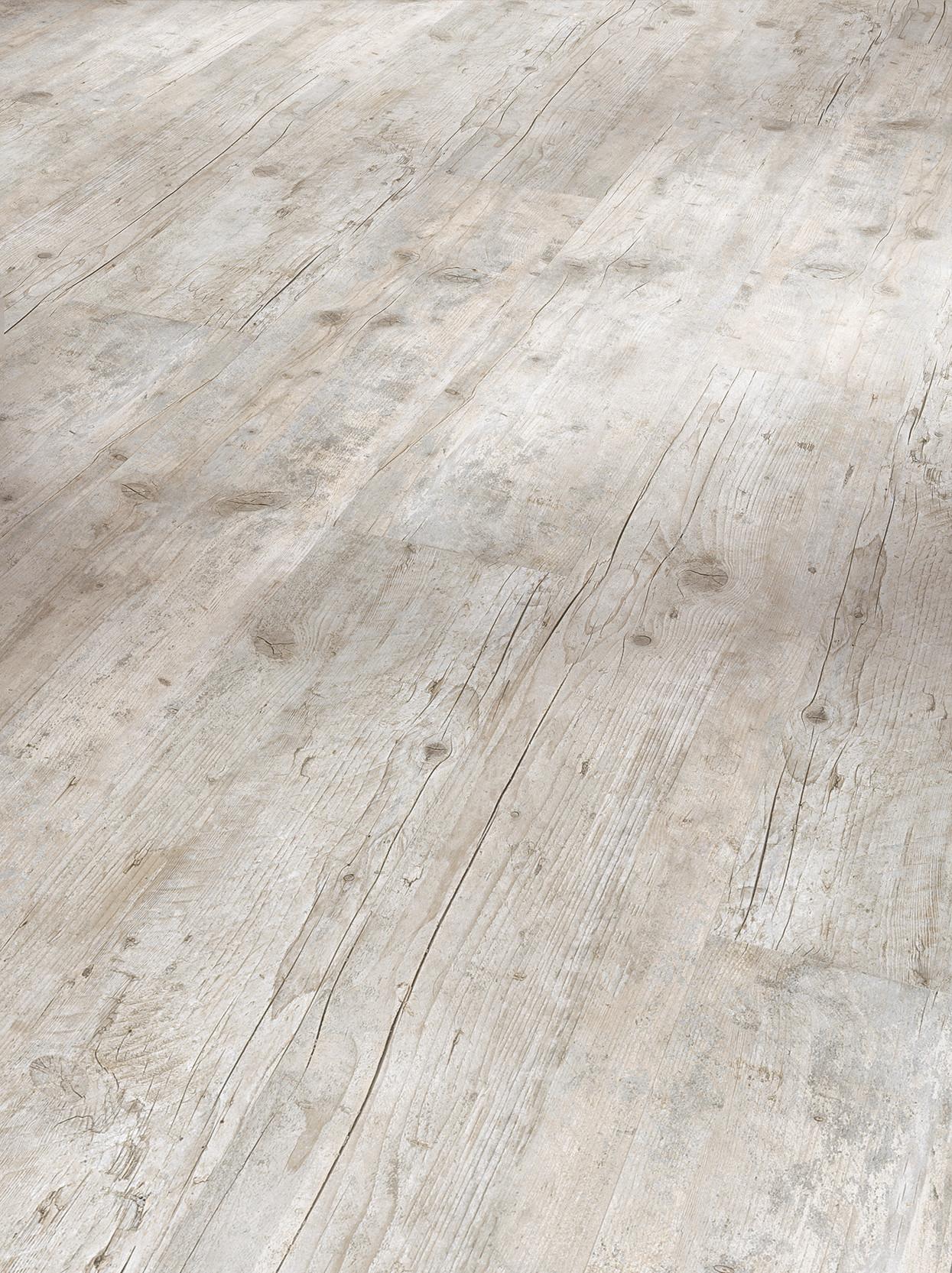 Designboden Weiß /hellgrau Landhausdiele Stärke 9,6mm - Hellgrau/Weiß, Basics, Holzwerkstoff/Kunststoff (120,7/21,6/0,96cm) - Parador