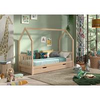 Hausbett Cabane Kieferfarben 90x200cm - Kieferfarben, Natur, Holz (90/200cm) - Vipack