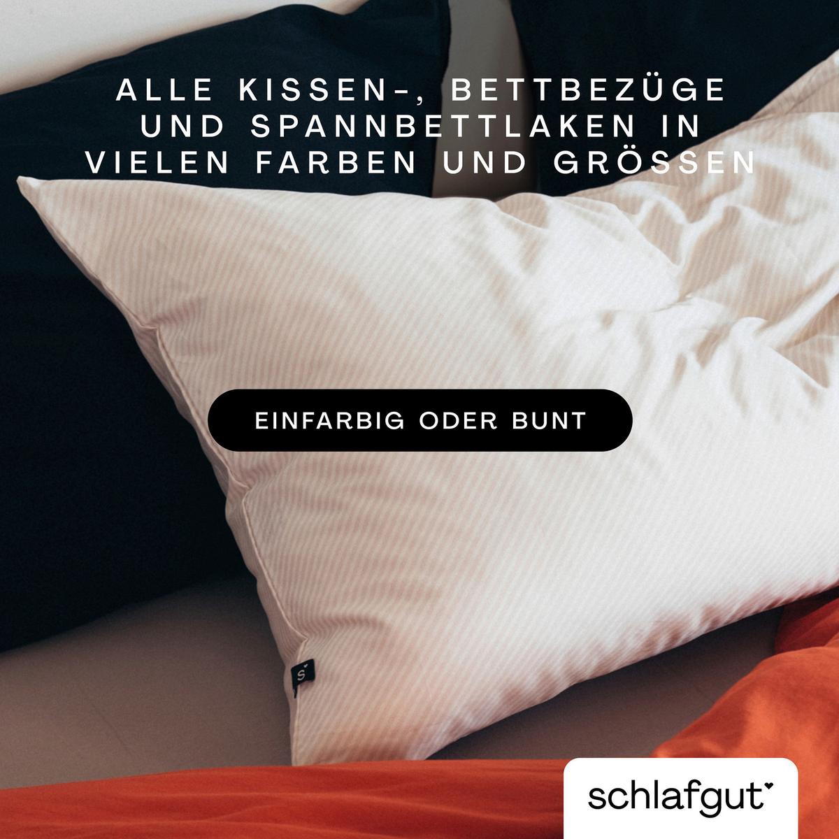 Kissenhülle Woven Satin Fade - Taupe/Weiß, Basics, Textil (40/40cm) - Schlafgut