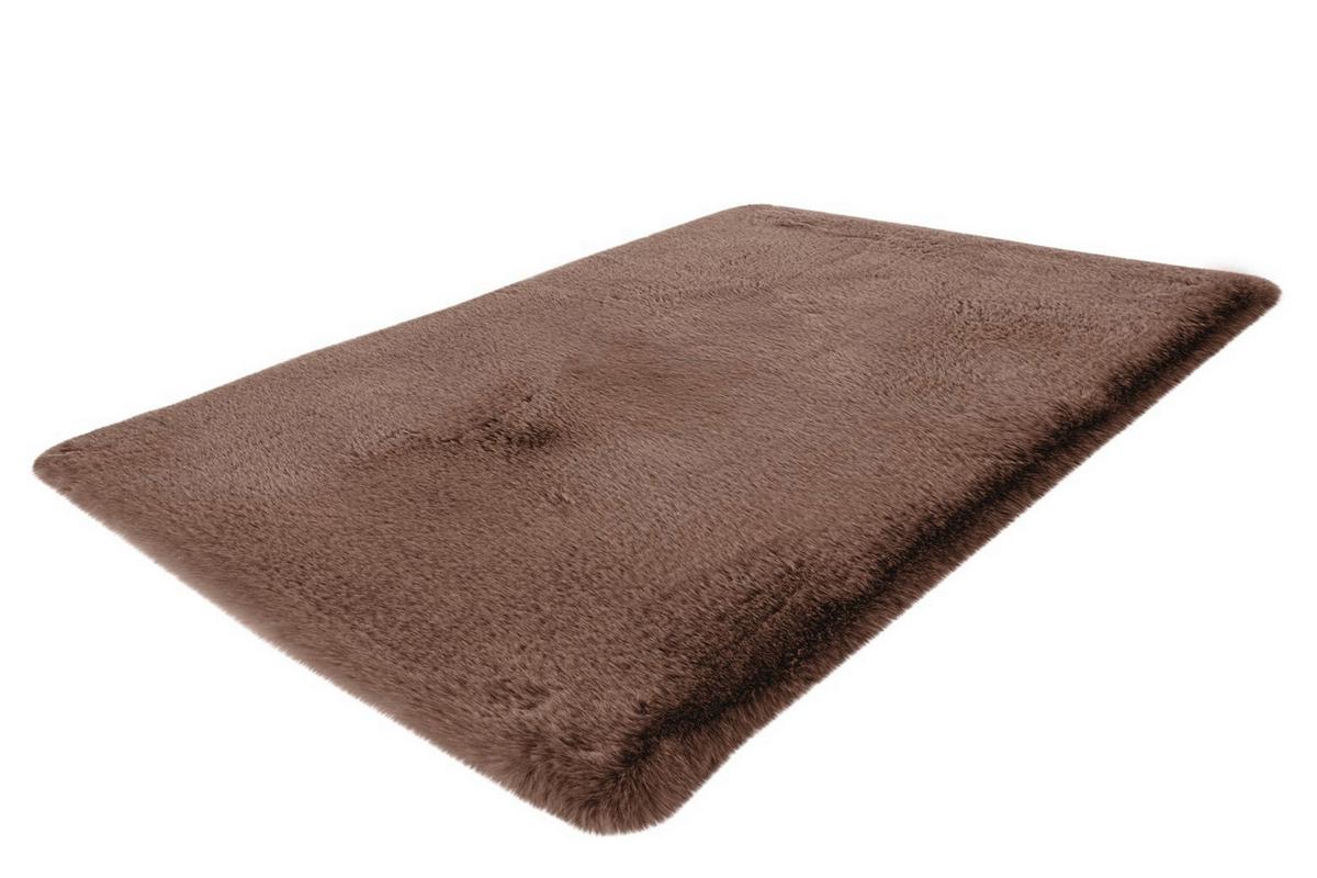 Fellteppich Rabbit Beige, 40x60 Cm - Beige, KONVENTIONELL (40/60cm)