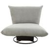 Relaxsessel Cremona Polyester Grau - Schwarz/Grau, Design, Textil (100/78/96cm) - Livetastic