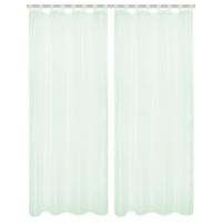 Schlaufenvorhang Nessi - Grün, Basics, Textil (135/245cm)
