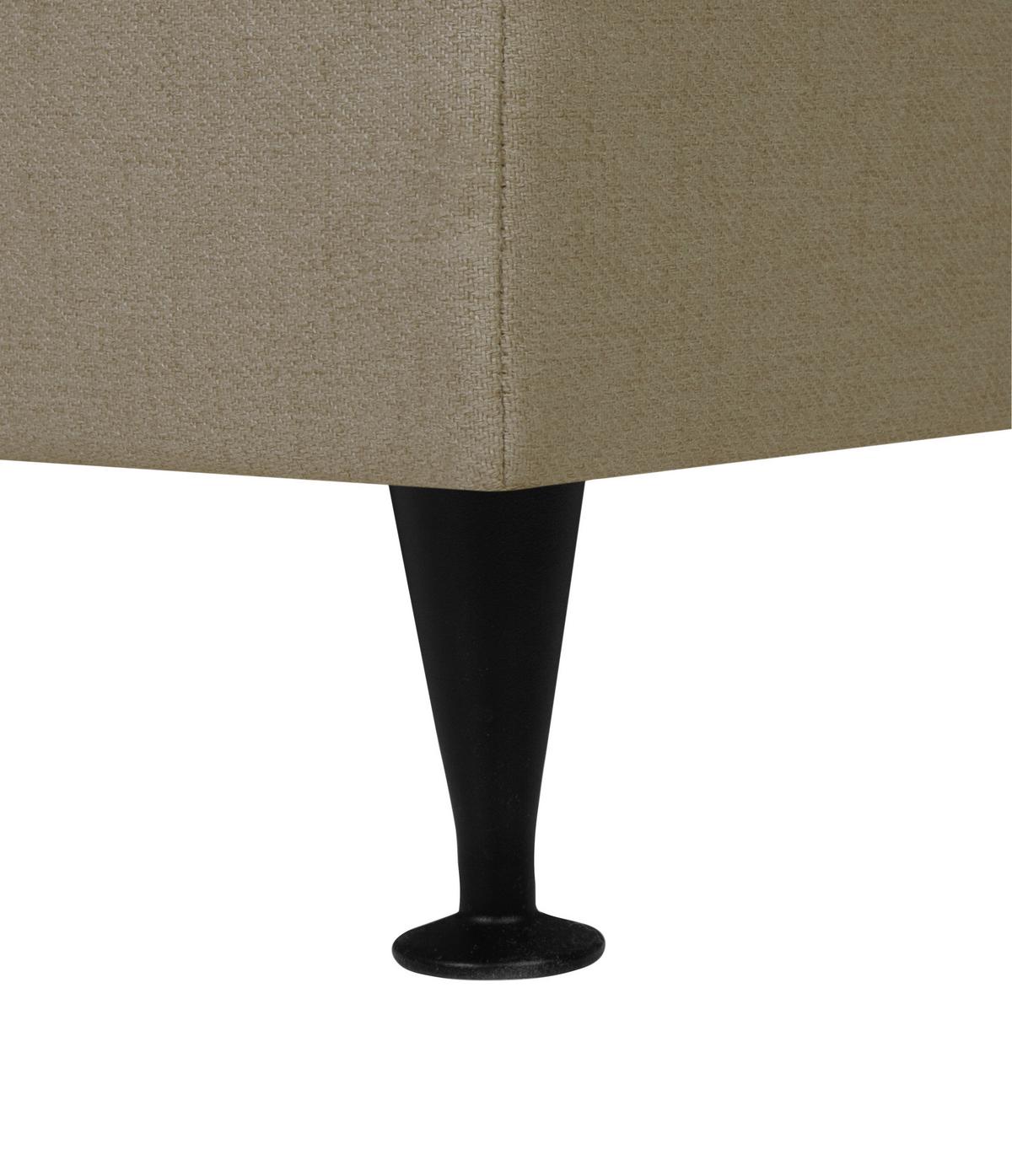 Boxspringbett Wels 140x200 cm Braun inkl. Topper - Schwarz/Braun, MODERN, Textil (140/200cm) - MID.YOU