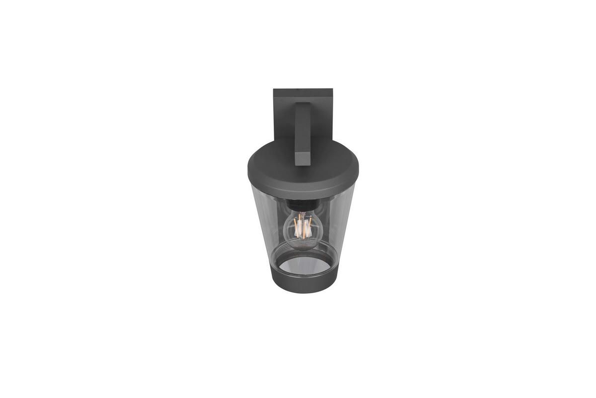 Außenwandleuchte 211069142 Cavado - Klar/Anthrazit, Basics, Kunststoff/Metall (16/28/23cm) - Trio Leuchten