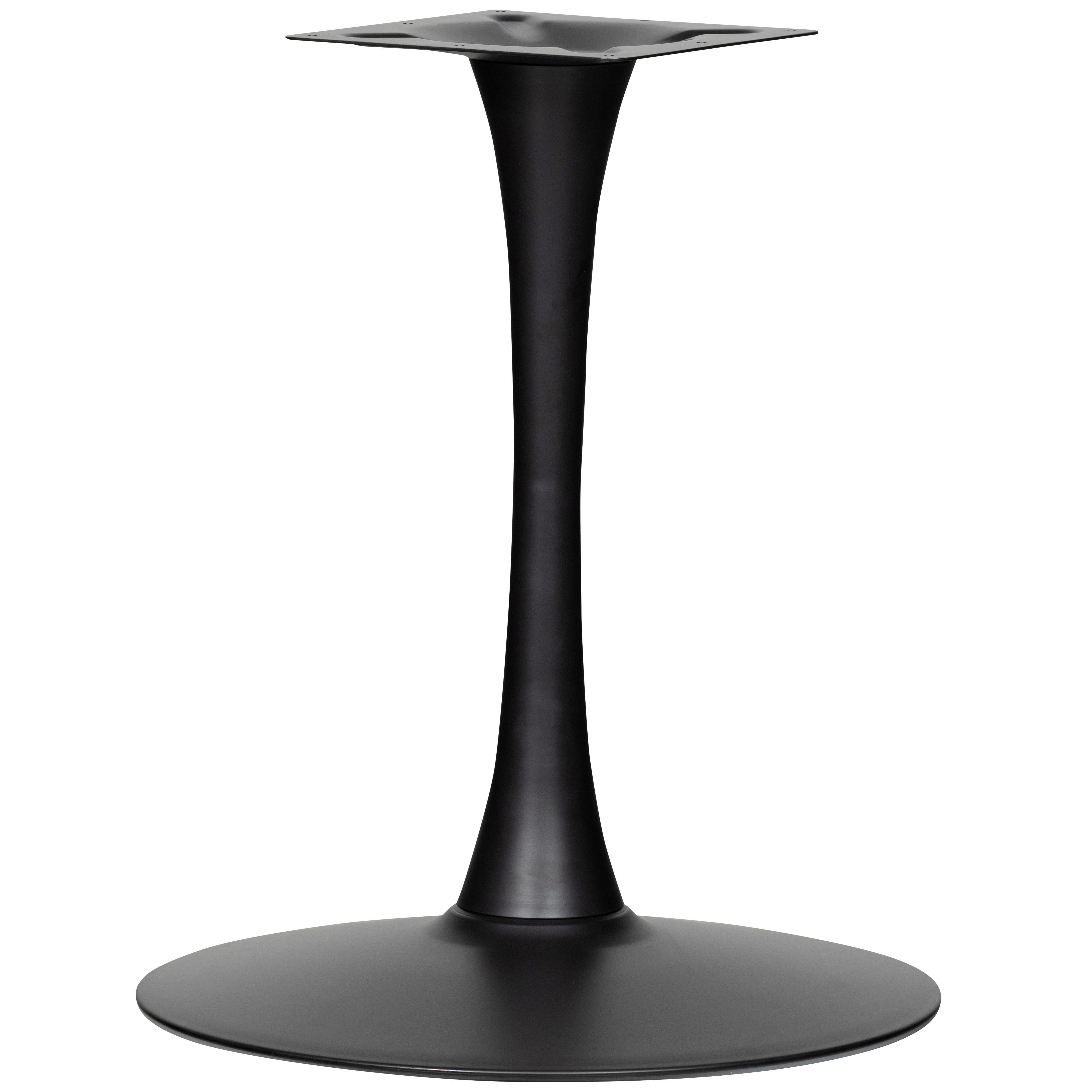 TISCHGESTELL Tablo Schwarz L: 60cm - Schwarz, MODERN, Metall (60/60/72cm) - Livetastic