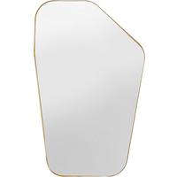 Wandspiegel Shape Brass Klein - Transparent/Messingfarben, Trend, Glas/Metall (64/95/3cm) - Kare-Design