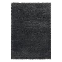 Teppich Läufer Grau Fluffy 80x250 cm - Grau, Basics, Textil (80/250cm)