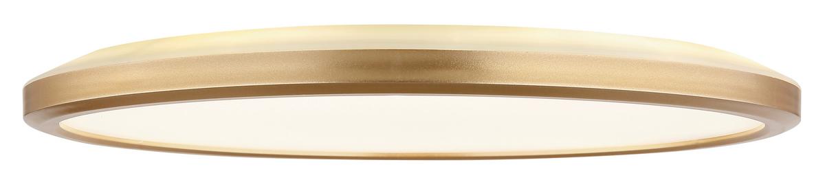 LED-Deckenleuchte 41562-18mm Sapana - Messingfarben/Opal, KONVENTIONELL, Kunststoff (29.4/2.5cm) - Globo