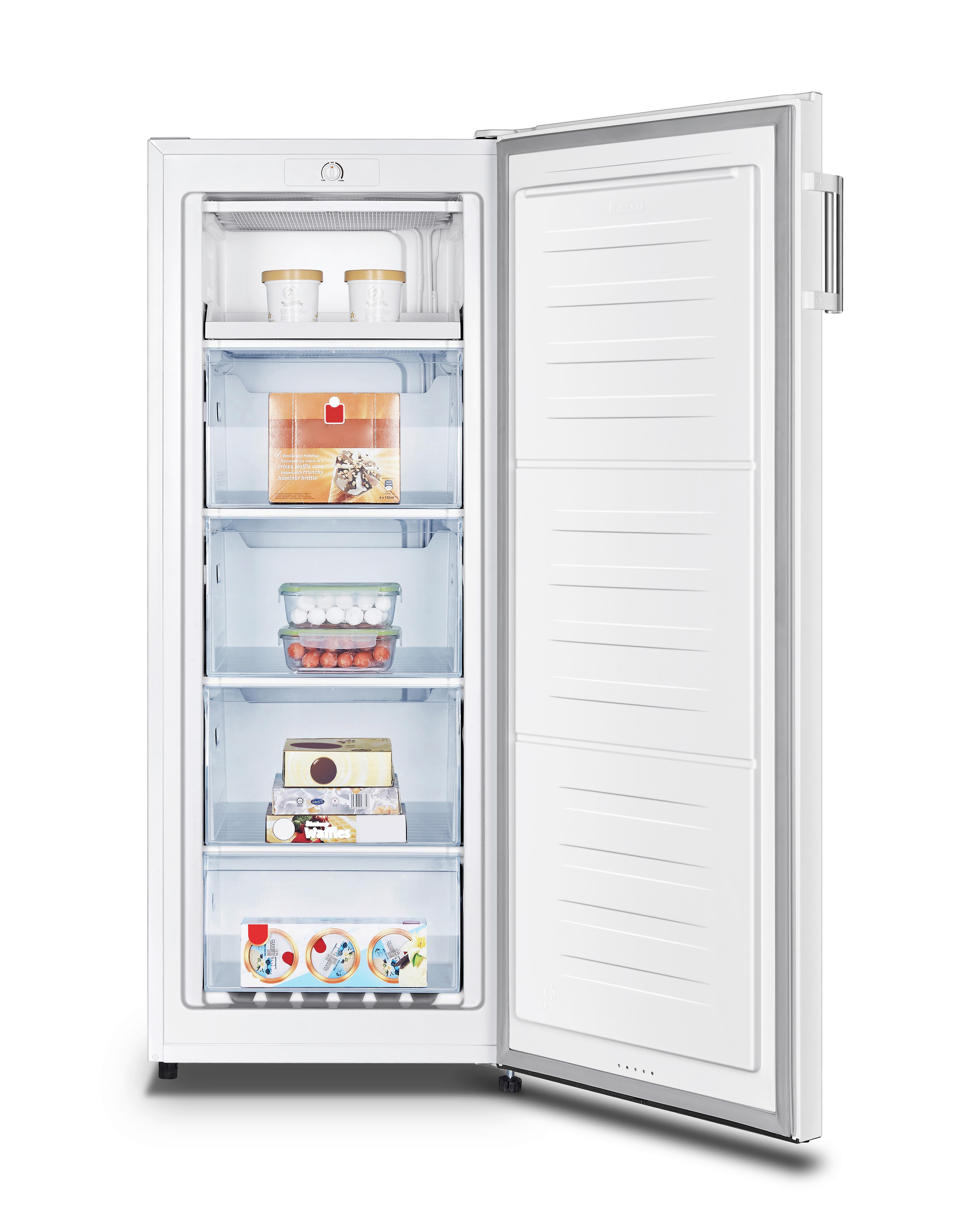 Gefrierschrank Nabo Gs 1671 Weiss - Weiß, Basics, Glas/Kunststoff (55/143/53,7cm) - Nabo