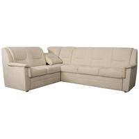 Eckschlafsofa Rafael Beige S: 279x224 cm - Beige/Schwarz, Trend, Textil (279/224cm)