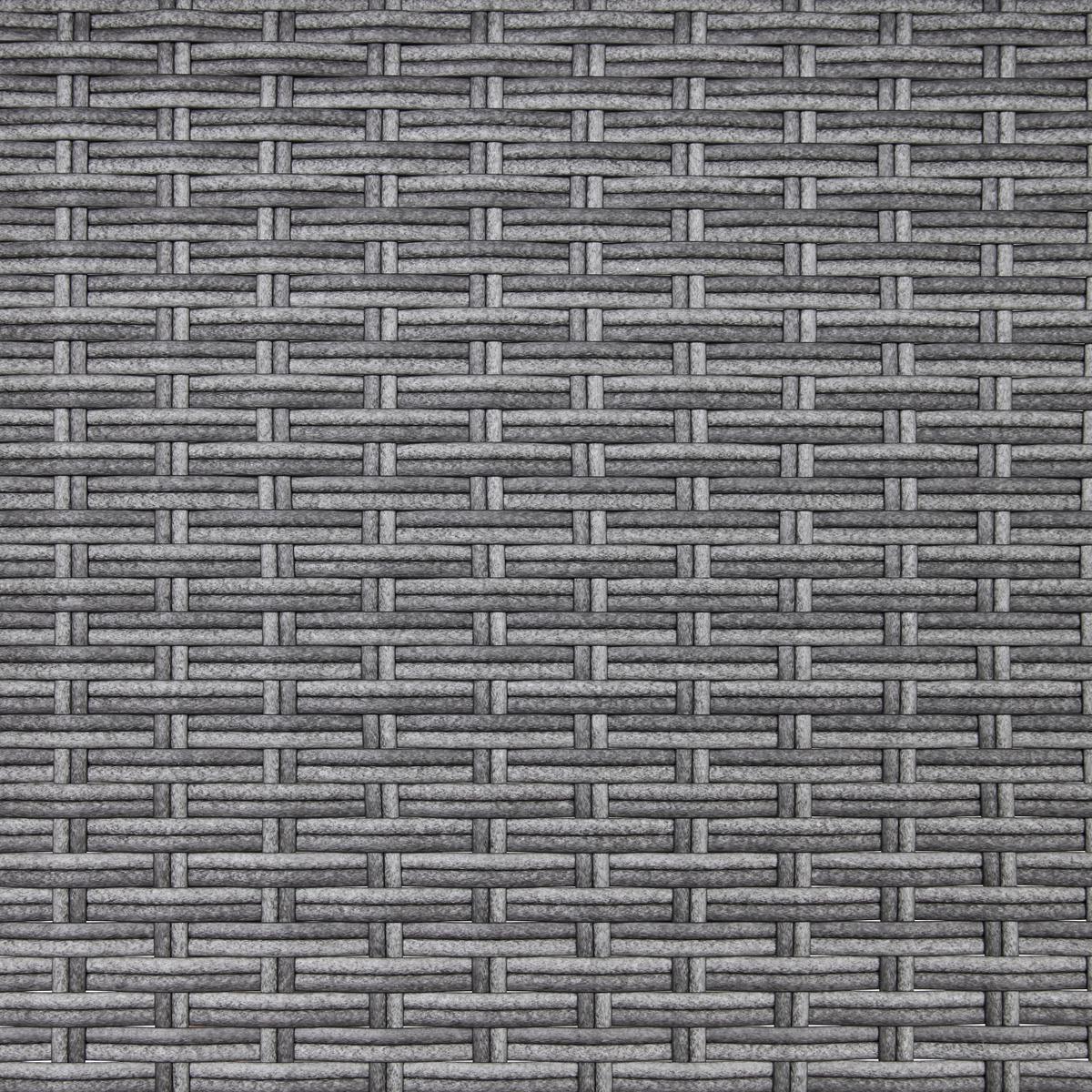 Sada na balkon MARIO tm.šedá/sv.šedá - šedá/světle šedá, Moderní, kov/textil (120/75/105cm) - Bessagi Garden