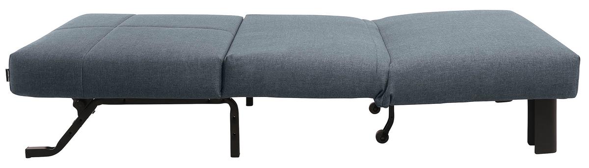 Schlafsessel Columbus Grau Inkl. Zierkissen - Schwarz/Grau, Design, Textil (85/85/100cm) - Max Winzer