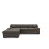 Ecksofa Norma Grau Webstoff - Wengefarben/Grau, Design, Textil (153/268cm) - MID.YOU