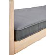 Loungegarnitur Bergen - Dunkelgrau/Akaziefarben, MODERN, Holz/Textil (73cm) - Beldano