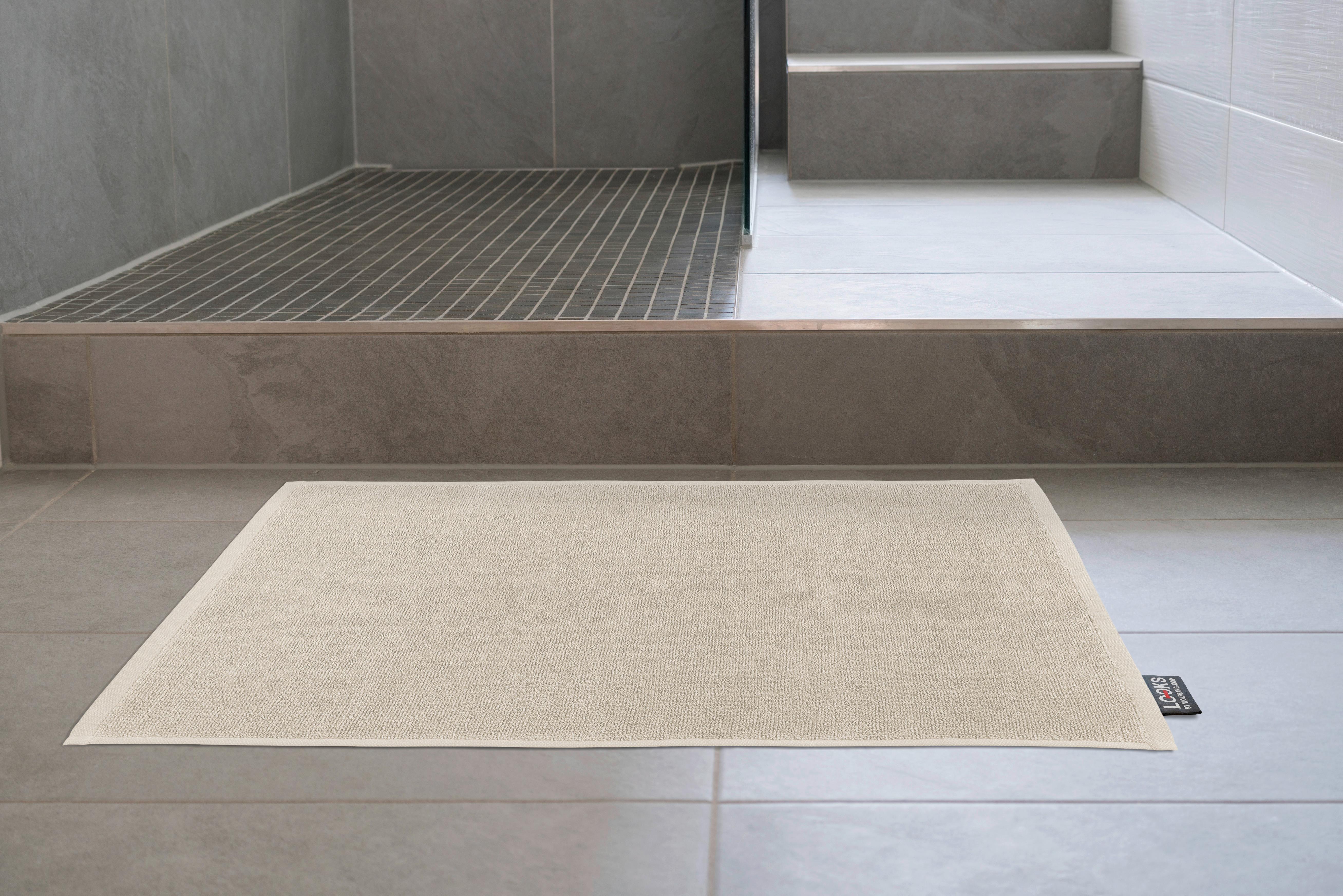 Badematte Looks Naturfarben Frottier 50x70 cm - Naturfarben, KONVENTIONELL, Textil (50/70cm) - LOOKS by W.Joop