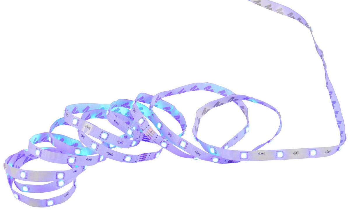 LED-STRIP IRMA - Weiß, KONVENTIONELL, Kunststoff/Metall (500cm) - Luca Bessoni