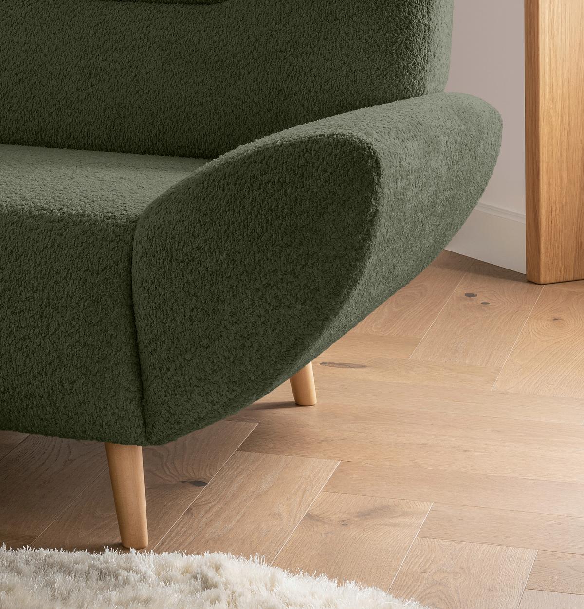 Sessel Drago, Waldgrün B: 111 Cm - Waldgrün/Wildeiche, KONVENTIONELL, Textil (111/81/90cm) - MID.YOU