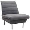 Sessel Looks Ix - Blaugrau/Schwarz, Design, Textil (72/92/103cm) - LOOKS by W.Joop
