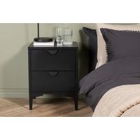 NACHTTISCH PIRING - Schwarz, Design, Metall (45/59/40cm) - Livetastic