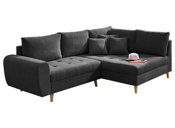 Wohnlandschaft Alice ca. 249x175 cm - Anthrazit/Kieferfarben, KONVENTIONELL, Holzwerkstoff/Textil (249/175cm) - Carryhome Wohnlandschaft Alice ca. 249x175 cm - Anthrazit/Kieferfarben, KONVENTIONELL, Holzwerkstoff/Textil (249/175cm) - Carryhome