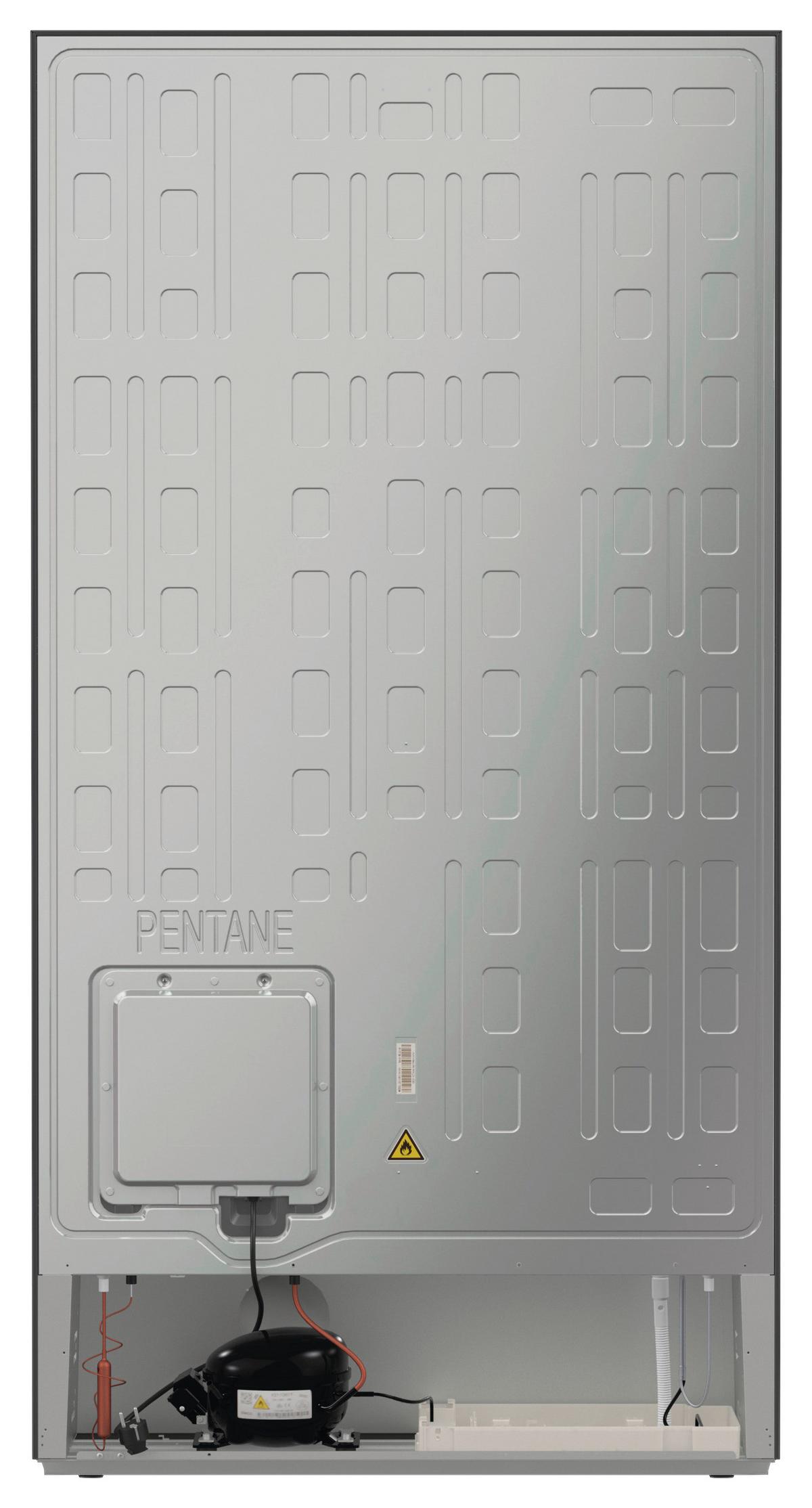 Side-By-Side Nrr9185eaxl Silberfarben Super-Gefrieren - Silberfarben, Basics, Metall (91/178,6/64,3cm)