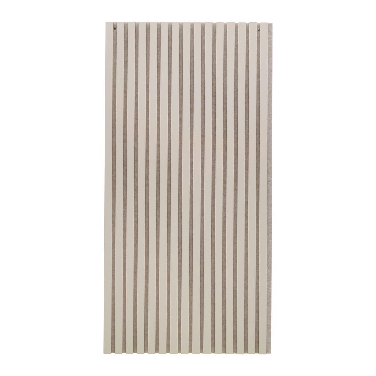 Akustický panel Grace písková 2ks/sada - piesková, Modern, kompozitné drevo/textil (60,5/120/2,2cm) - Mömax