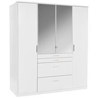 Nyílóajtós Szekrény Aachen 180/198 Cm - fehér, Konventionell, faalapú anyag (180/198/58cm)