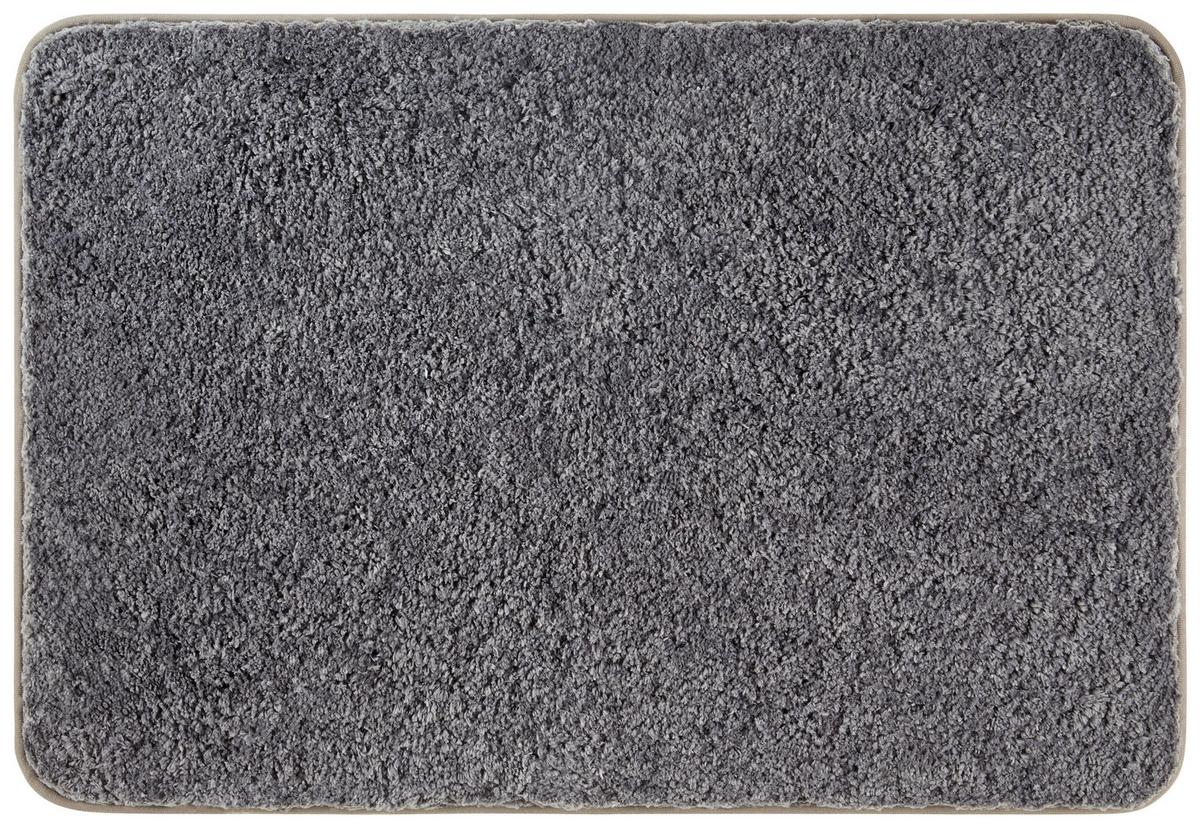 Fürdőszobaszőnyeg Chiara Kb. 70/120cm - antracit, Modern, textil (70/120cm) - Luca Bessoni