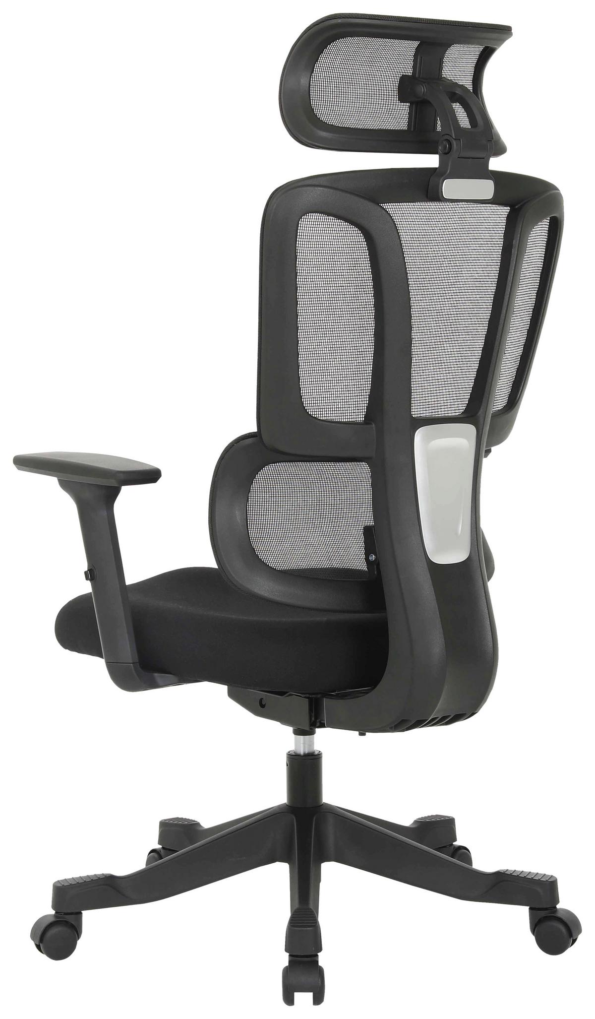 OTOČNÁ ŽIDLE NOEMI - černá, Design, kov/dřevo (65/122-130/62cm) - Mömax