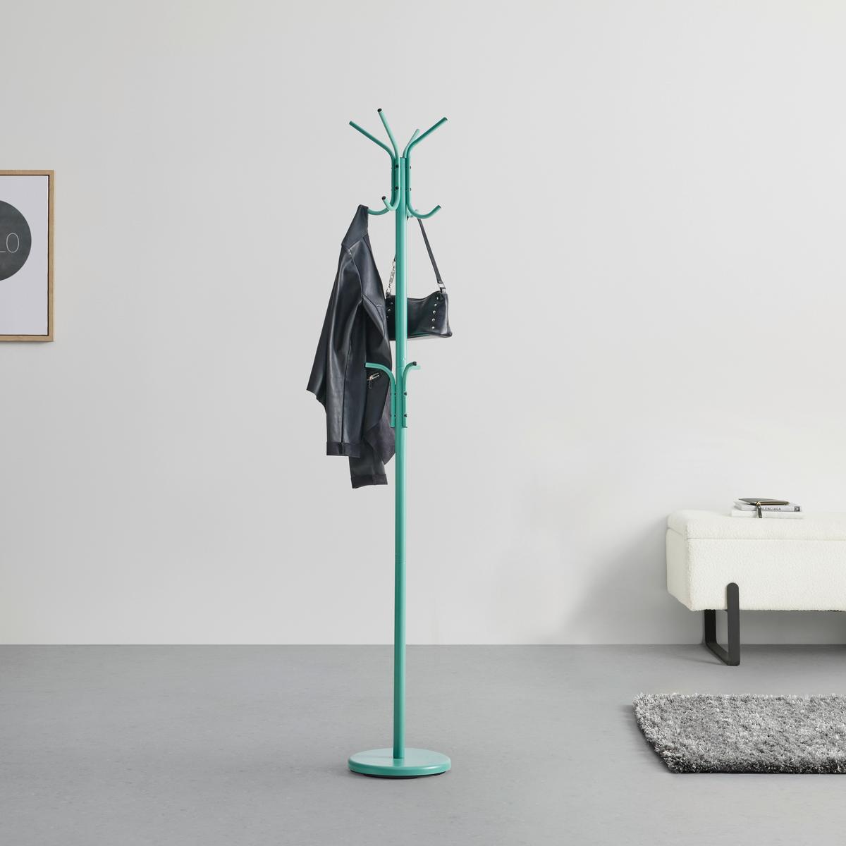 Vešiak na šaty Lugo zelená - zelená, Moderní, kov (28/178/28cm) - Mömax
