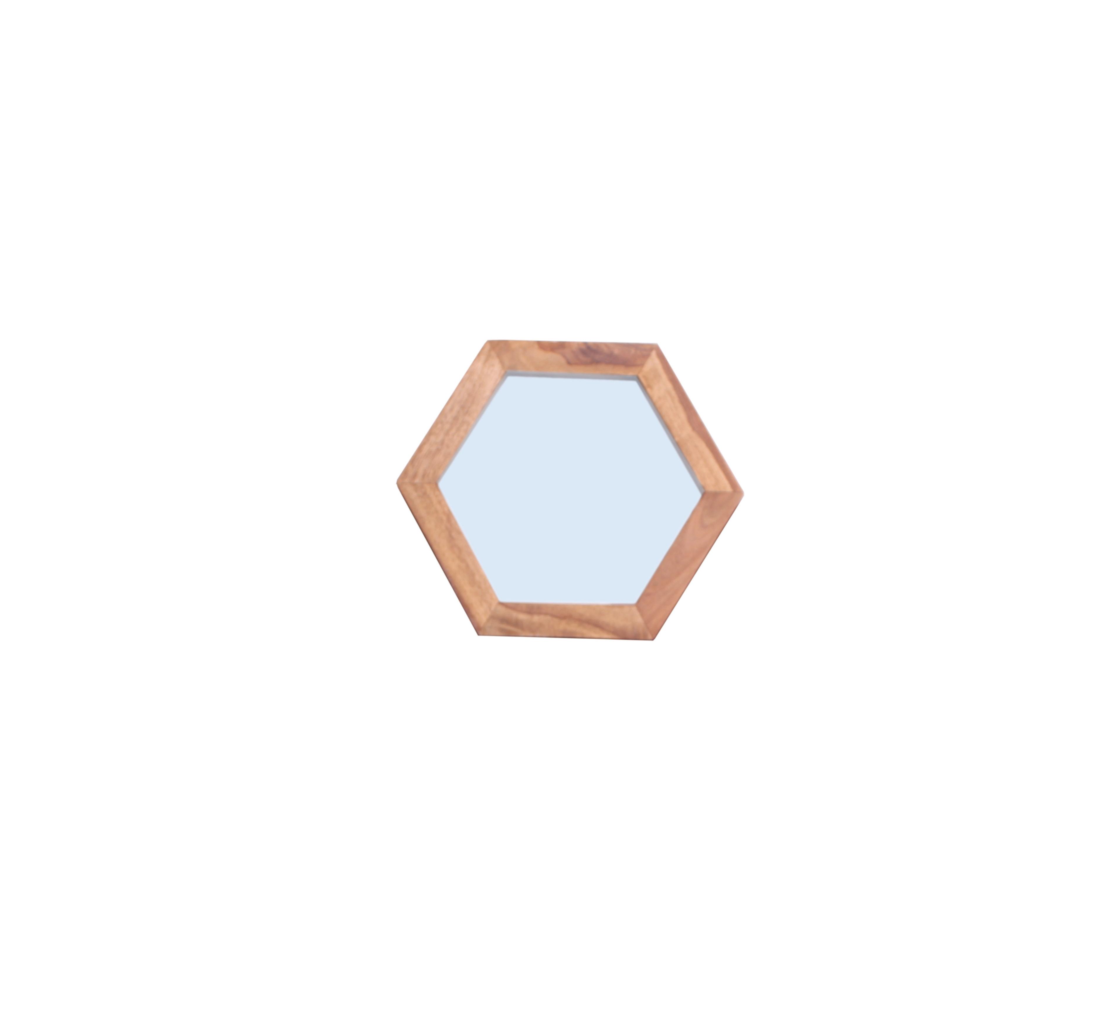 SPIEGEL Naturfarben B: 35cm - Naturfarben, Design, Glas/Holz (35/35/4cm) - MID.YOU
