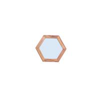 SPIEGEL Naturfarben B: 35cm - Naturfarben, Design, Glas/Holz (35/35/4cm) - MID.YOU
