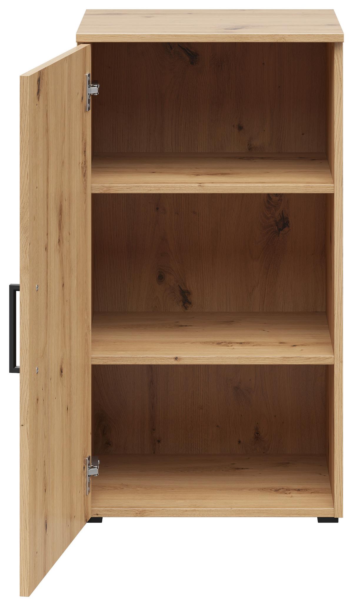 Komoda MULTISTAURAUM - čierna/antracitová, Modern, kompozitné drevo/plast (45/83/40cm)