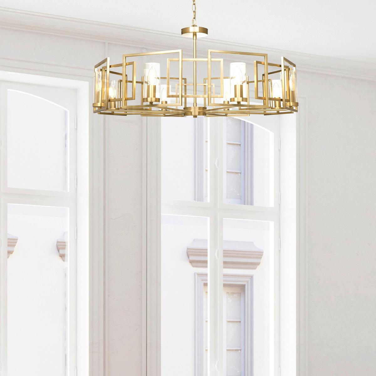 Pendelleuchte Bowi - Goldfarben, Trend, Glas/Metall (65,6/35,5/65,6cm) - MAYTONI