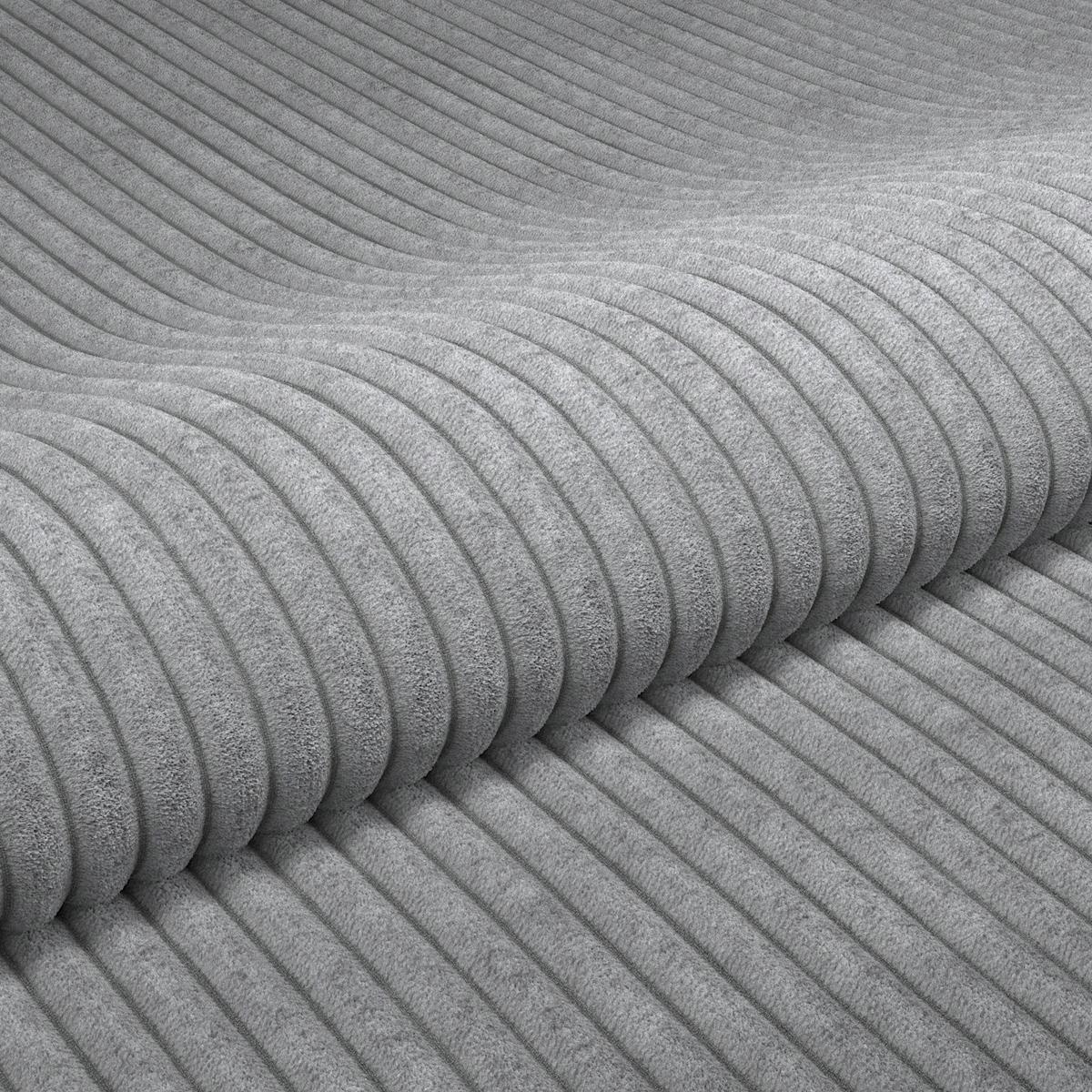 Kárpitozott Ágy Remi 120/200cm - ezüstszínű, Modern, textil/fa (120/200cm)