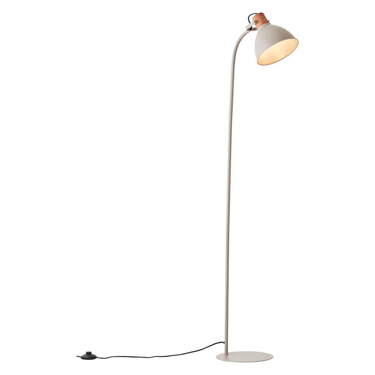 Stehleuchte 94556/20 Erena - Taupe, Basics, Holz/Metall (35/150cm) - Brilliant