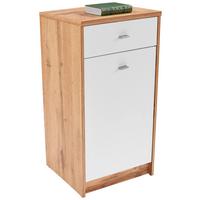 KOMODA 4-YOU NEW YUK02 - biela/farba duba, Modern, kompozitné drevo/plast (50/85,4/34,6cm)