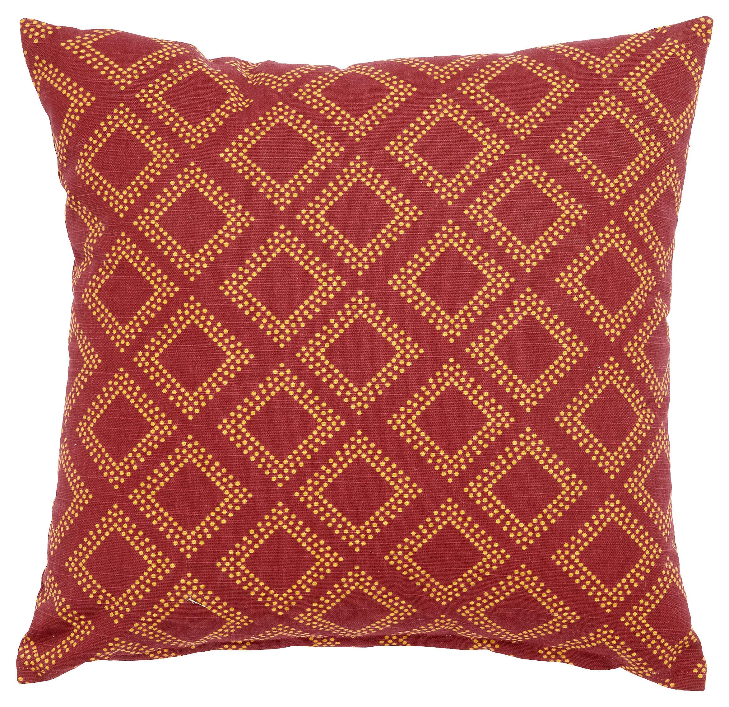Dekorační Polštář Ornament, 40/40cm, Červená - červená, Lifestyle, textil (40/40cm) - Modern Living