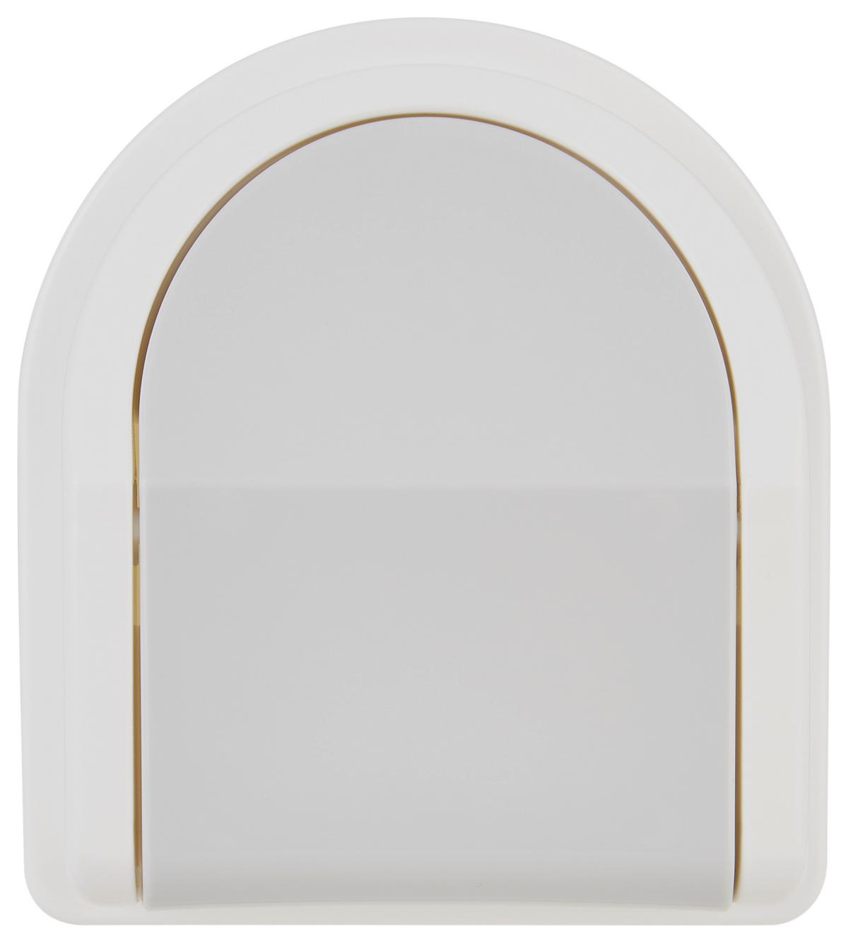 Tischabfalleimer Leo Grau oder Weiß 1,5 L, H: Ca 19,5 cm - Dunkelgrau/Hellgrau, Kunststoff (14/12,5/19,5cm) - Homezone