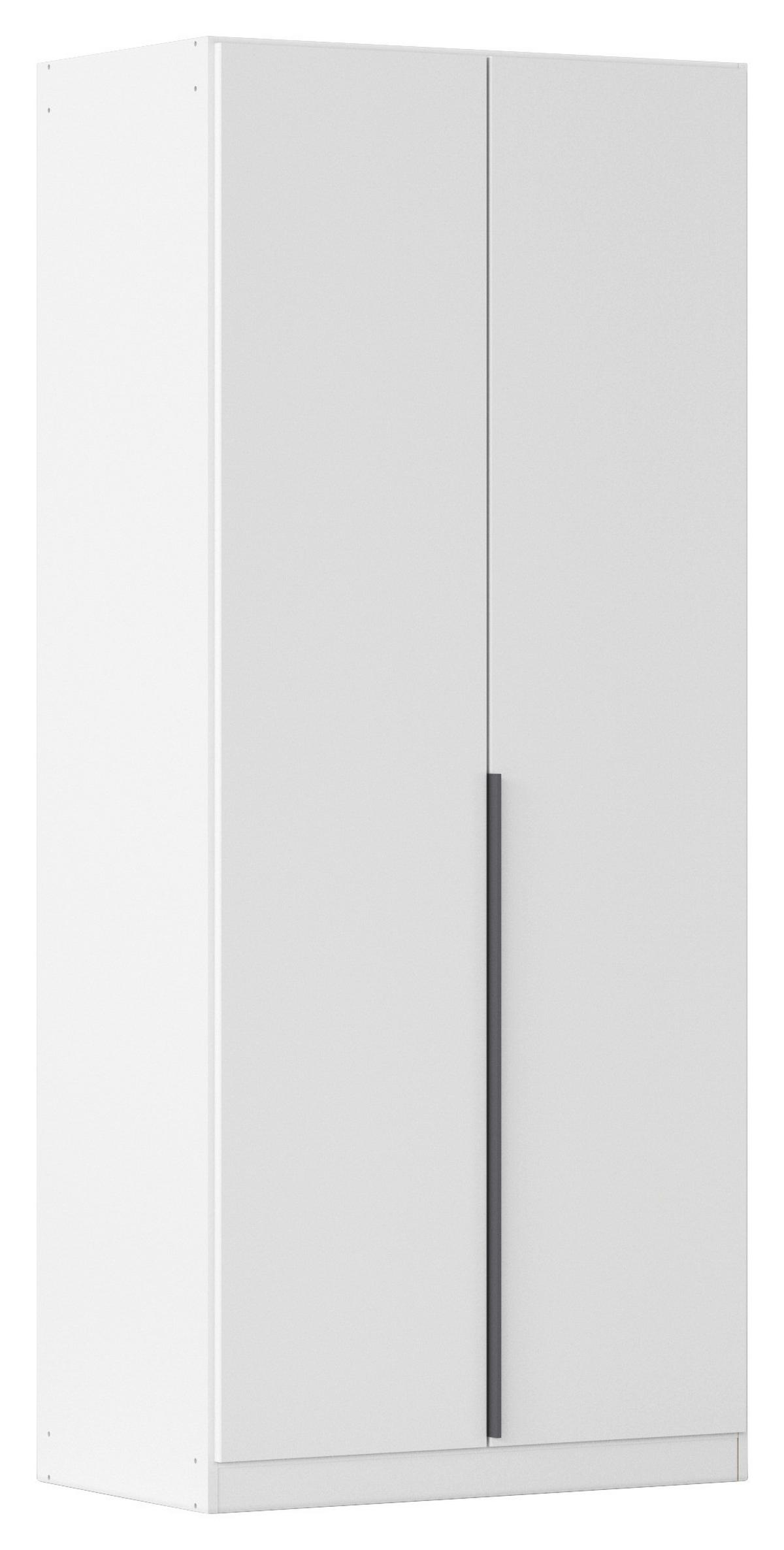 Drehtürenschrank Alabama Weiß B: 91 Cm - Dunkelgrau/Weiß, MODERN, Holzwerkstoff (91/229/54cm) - Rauch Möbel