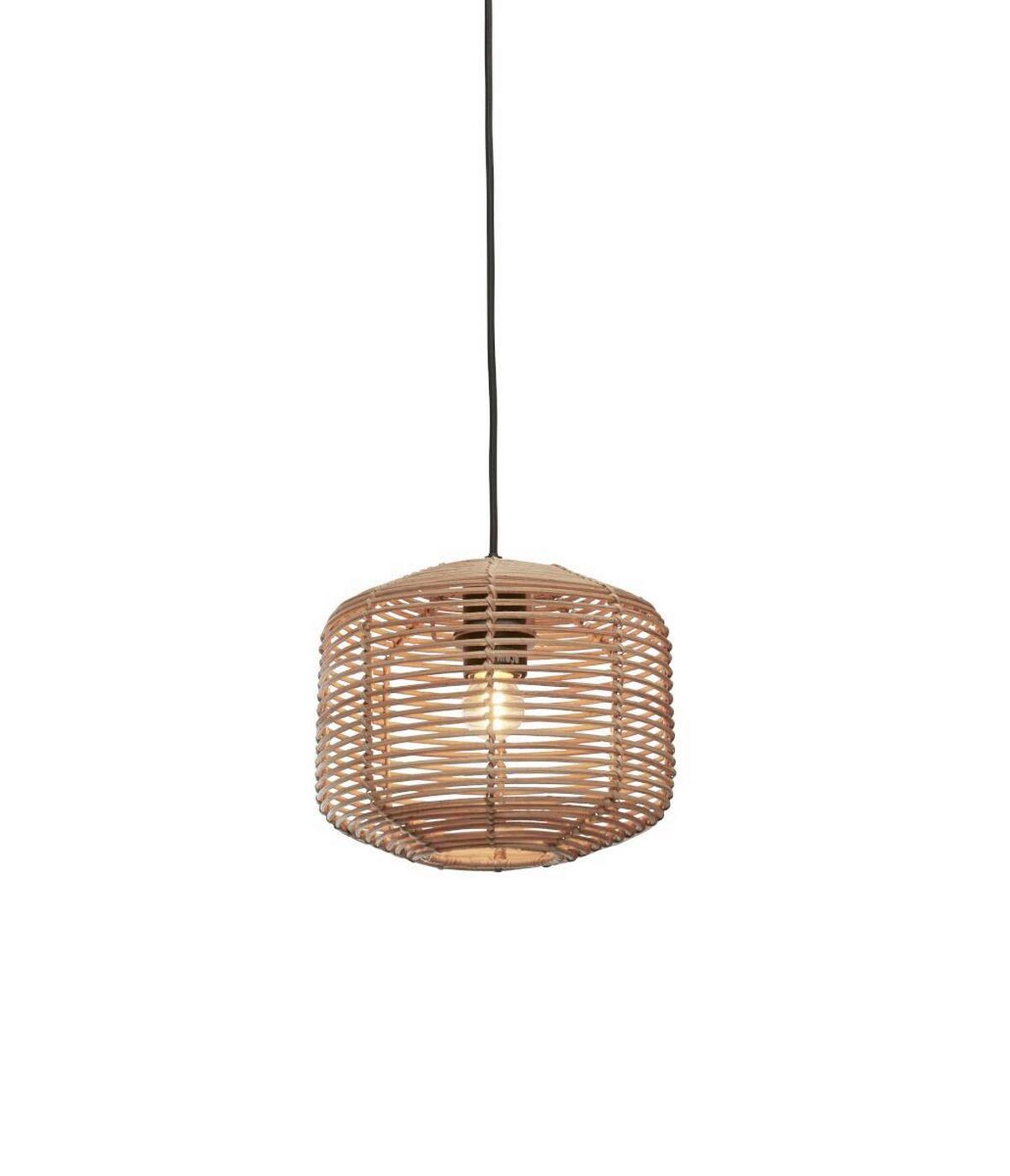 Hängeleuchte Tanami/H/2520/N - Naturfarben, Trend, Holz (25/25/20cm) - Good & Mojo