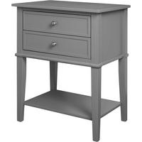 Beistelltisch Franklin Grau B: 55 Cm - Grau, Design, Holz/Holzwerkstoff (55/39/71cm) - MID.YOU