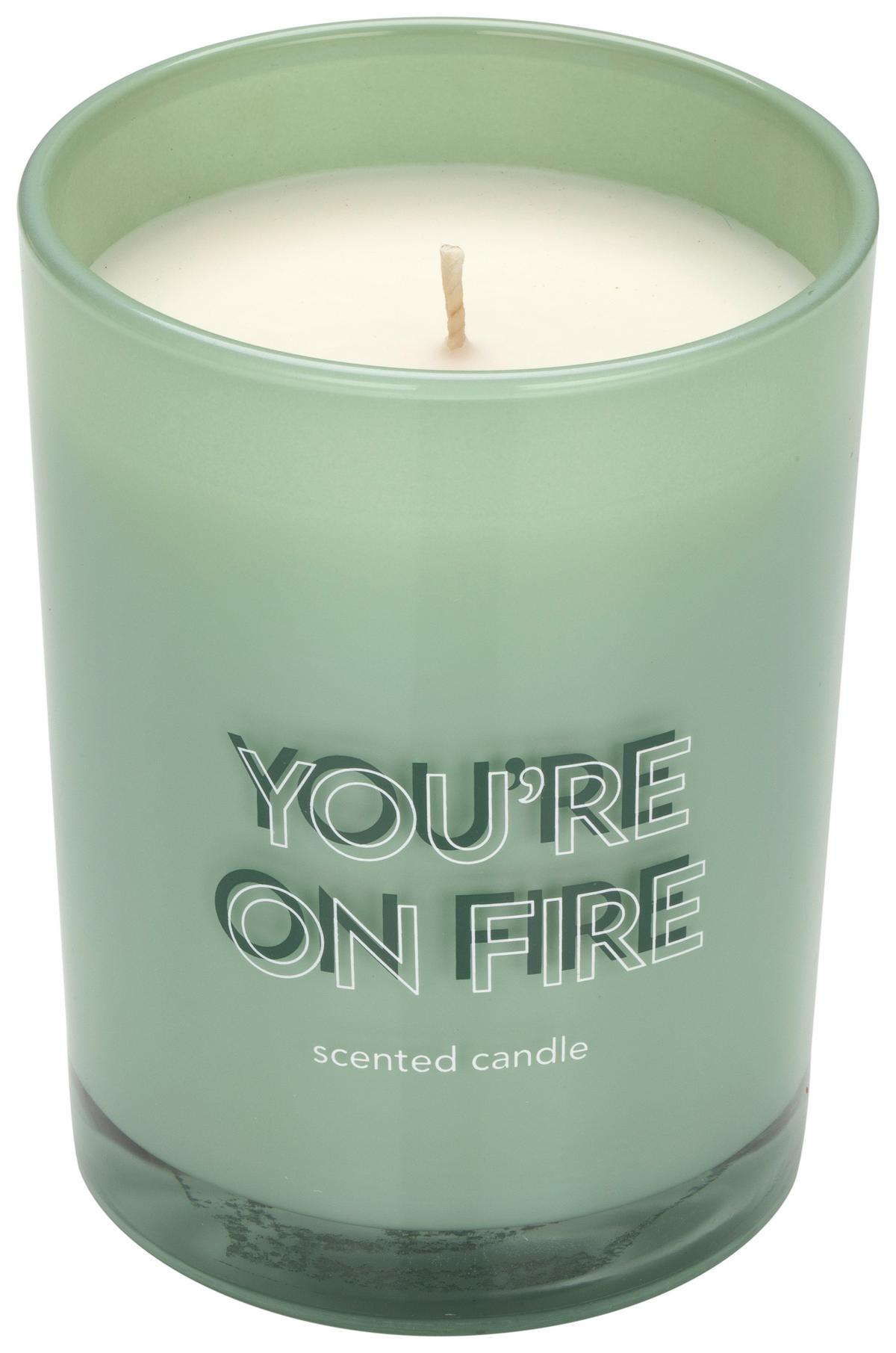 Svíčka ve skle Libella, ca. 50 hodin - šedá/pink, Moderní, sklo (8/10,6cm) - Modern Living