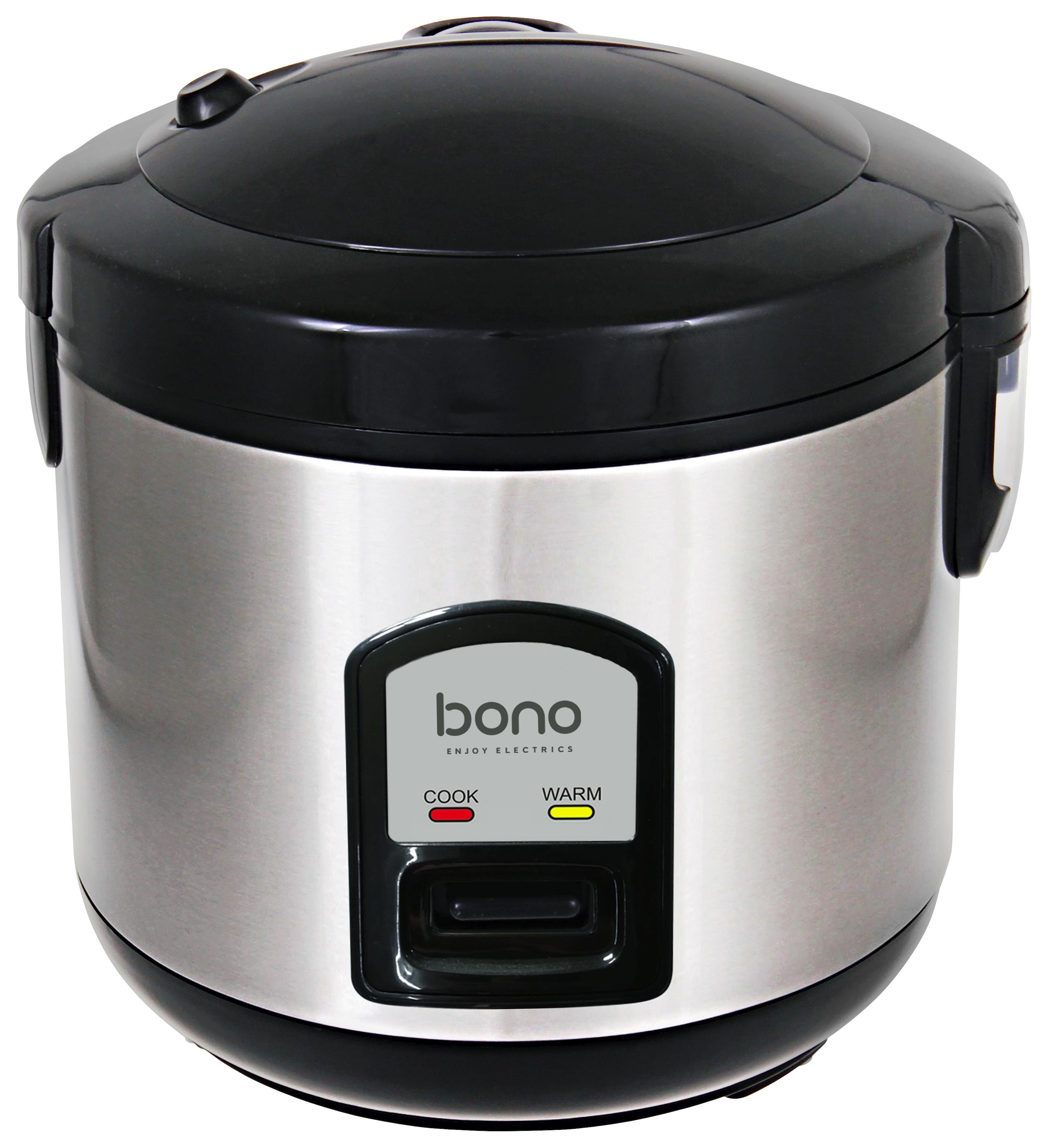 Rizsfőzők Richard - Nemesacél/Fekete, Basics, Műanyag/Fém (23/22,3/23,1cm) - Bono