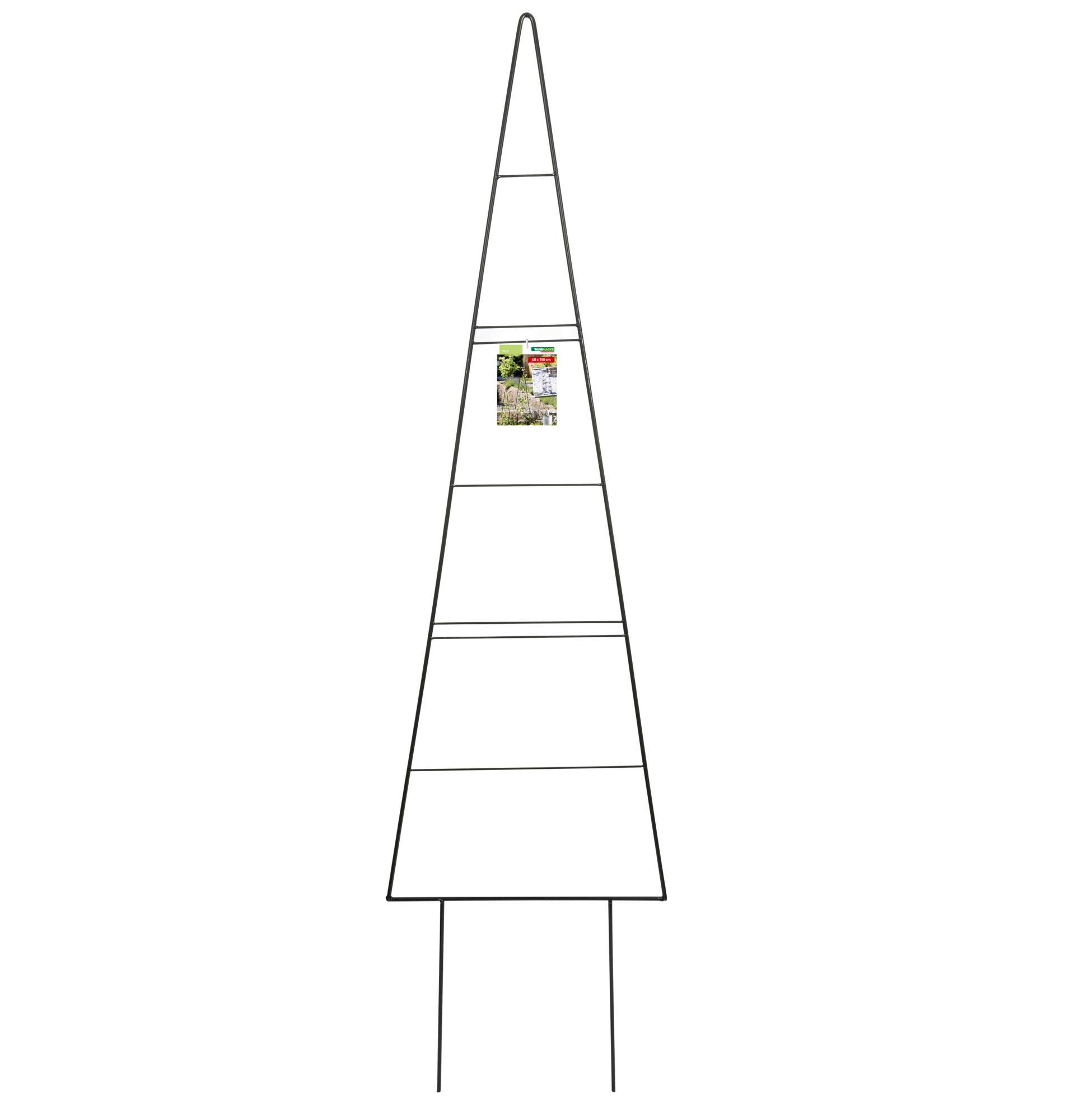 Rankgitter Tree Anthrazit Metall - Anthrazit, Basics, Metall (40/150cm)